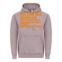 Vintage Zinc yes i am tall Vintage Hoodie - artisFamous