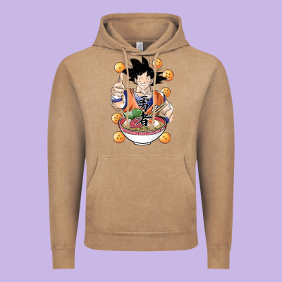 Saiyan Ramen Vintage Hoodie Designed By Artisfamous