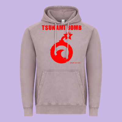 Tsunami Bomb Trust No One Vintage Hoodie Designed By Artisfamous
