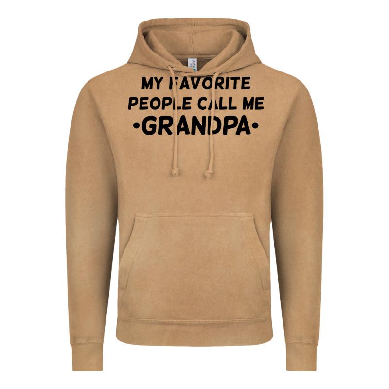 My Favorite People Call Me Grandpa Black Vintage Hoodie by artisFamous | Teevron