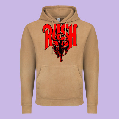 Rush Vintage Hoodie Designed By Artisfamous