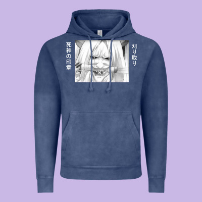 Reaper Death Vintage Hoodie Designed By Artisfamous