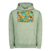 Pigment Oil Green western fall vibes background Urban Hoodie - Jasminsmagicworld