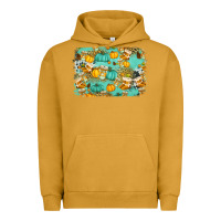 Pigment Peanut Butter western fall vibes background Urban Hoodie - Jasminsmagicworld