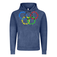 Vintage Denim winter olympics Vintage Hoodie - artisFamous
