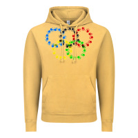 Vintage Mustard winter olympics Vintage Hoodie - artisFamous