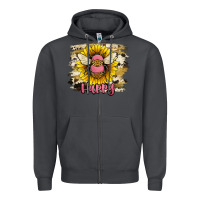 Smoke bee happy Zipper Hoodie - JahusDesignShop