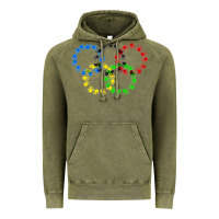 Vintage Olive winter olympics Vintage Hoodie - artisFamous