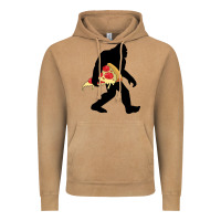 Vintage Camel bigfoot carrying pizza Vintage Hoodie - artisFamous