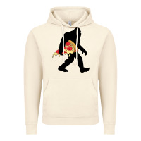 Vintage Artic bigfoot carrying pizza Vintage Hoodie - artisFamous