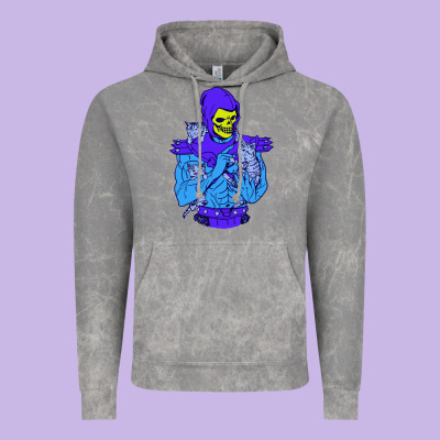 Skeletor's Cat Premium Scoop Csic Las Vintage Hoodie Designed By Artisfamous