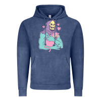 Vintage Denim skeletor's cat premium scoop classic Vintage Hoodie - artisFamous
