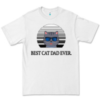White Best Cat Dad Ever Premium Tee - Bettercallsaul