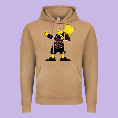 Dabbing Bart Vintage Hoodie Designed By Artisfamous