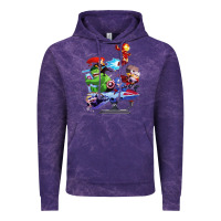 Cloud Purple superheroes Vintage Hoodie - artisFamous