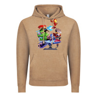 Vintage Coffee superheroes Vintage Hoodie - artisFamous