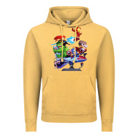 Vintage Mustard superheroes Vintage Hoodie - artisFamous