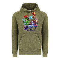 Vintage Olive superheroes Vintage Hoodie - artisFamous