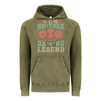 Vintage Olive SON BROTHER GAMING LEGEND Vintage Hoodie - artisFamous