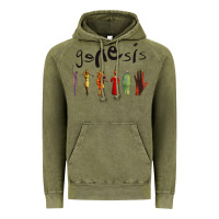 Vintage Olive genesis new Vintage Hoodie - artisFamous