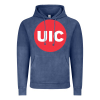 Vintage Denim UIC College Vintage Hoodie - artisFamous