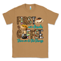 Toasted Coconut first we drink coffee then we do the things Classic Tee - OliviaCreatesArt