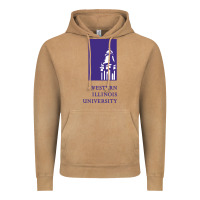 Vintage Camel Western Illinois College Vintage Hoodie - artisFamous