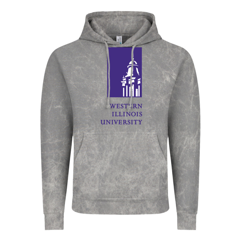 Western Illinois College Vintage Hoodie by artisFamous | Teevron
