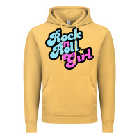 Vintage Mustard rock n roll girl Vintage Hoodie - artisFamous