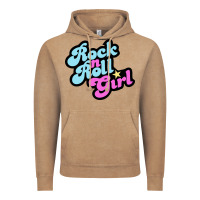 Vintage Coffee rock n roll girl Vintage Hoodie - artisFamous