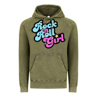 Vintage Olive rock n roll girl Vintage Hoodie - artisFamous