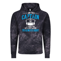 Cloud Black captain funny boating sailing Vintage Hoodie - artisFamous