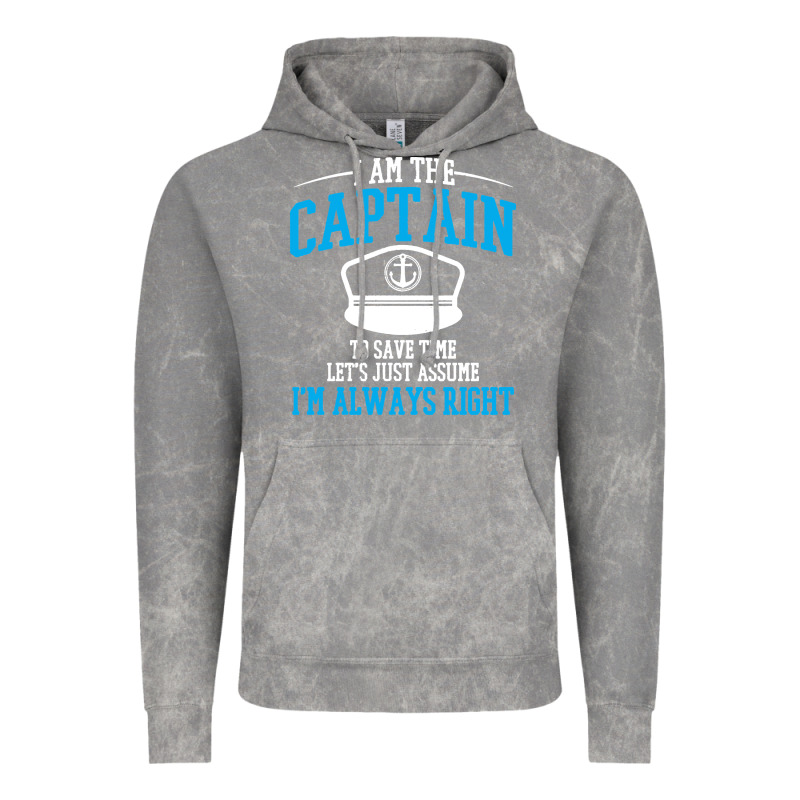 Captain Funny Boating Sailing Vintage Hoodie by artisFamous | Teevron