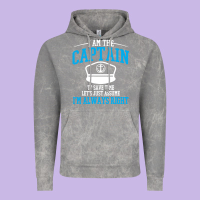 Captain Funny Boating Sailing Vintage Hoodie Designed By Artisfamous