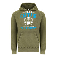 Vintage Olive captain funny boating sailing Vintage Hoodie - artisFamous