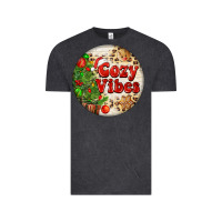 Vintage Black Cozy vibes Vintage Tee - FaDigitalArtStudio