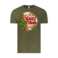 Vintage Olive Cozy vibes Vintage Tee - FaDigitalArtStudio