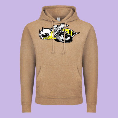 Super Bee Vintage Hoodie Designed By Artisfamous
