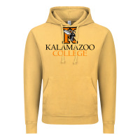 Vintage Mustard Kalamazoo College Vintage Hoodie - artisFamous