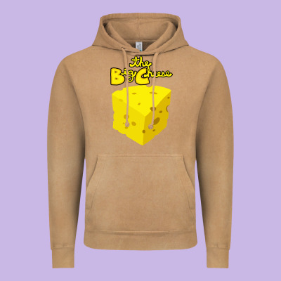 The Big Cheese Vintage Hoodie Designed By Artisfamous