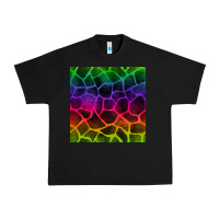 Black colorful giraffe seamless pattern Urban Heavy Tee - BundleAndBundleShop