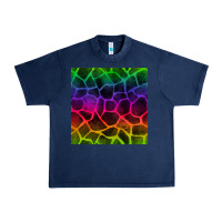 Navy colorful giraffe seamless pattern Urban Heavy Tee - BundleAndBundleShop