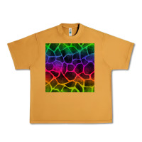 Peanut Butter colorful giraffe seamless pattern Urban Heavy Tee - BundleAndBundleShop