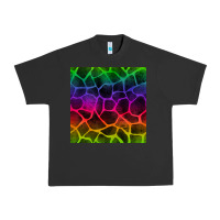 Pigment Black colorful giraffe seamless pattern Urban Heavy Tee - BundleAndBundleShop