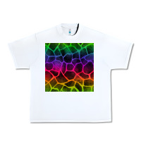 White colorful giraffe seamless pattern Urban Heavy Tee - BundleAndBundleShop