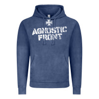 Vintage Denim agnostic font Vintage Hoodie - artisFamous