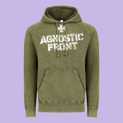 Agnostic Font Vintage Hoodie Designed By Artisfamous