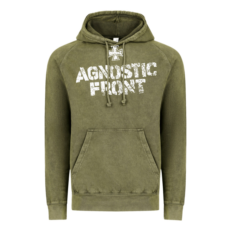 Agnostic Font Vintage Hoodie by artisFamous | Teevron