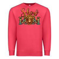 Cardinal show mom long haired cow Premium Sweatshirt - Jasminsmagicworld
