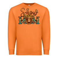 Carrot show mom long haired cow Premium Sweatshirt - Jasminsmagicworld
